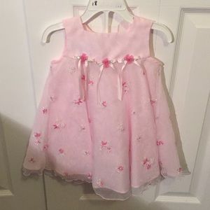 Beautiful Pink Baby Girls Party Dress